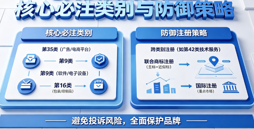 电商卖货商标注册不全被投诉?揭秘核心必注类别与防御注册策略