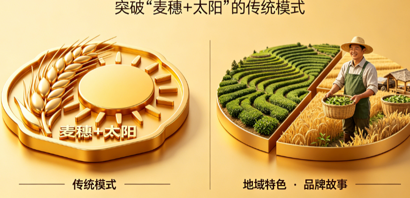 农业商标别只懂“麦穗+太阳”!从地域特色到品牌故事的完整设计指南