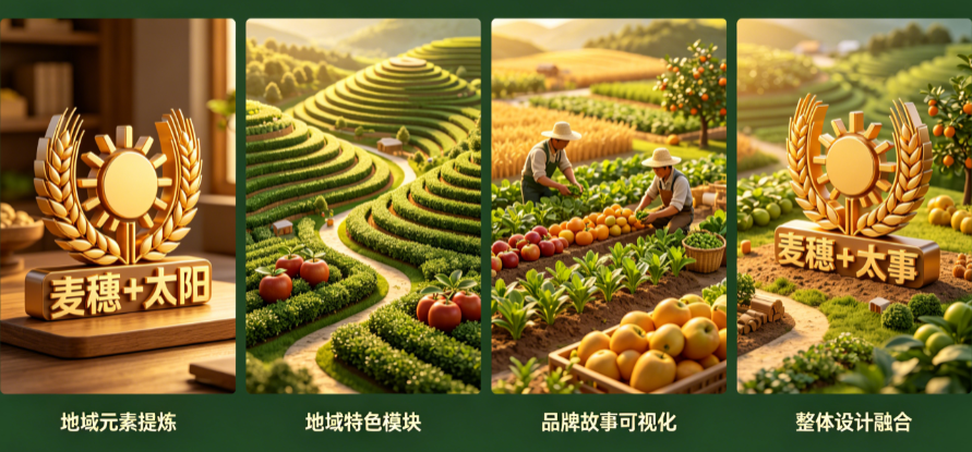农业商标别只懂“麦穗+太阳”!从地域特色到品牌故事的完整设计指南