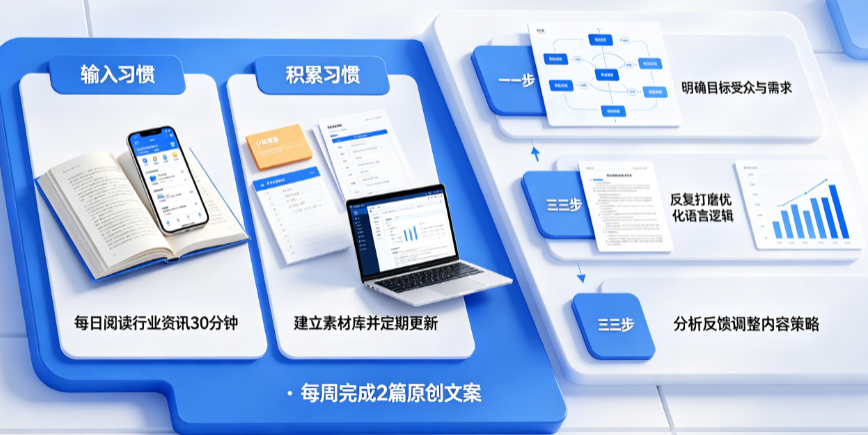 文案策划应该养成哪些日常习惯?输入、积累、输出如何持续精进?