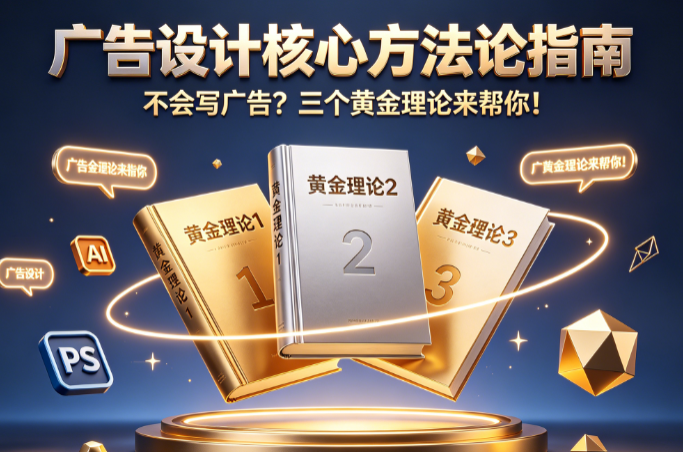 不会写广告怎么办?三个黄金理论是什么?——广告设计核心方法论指南