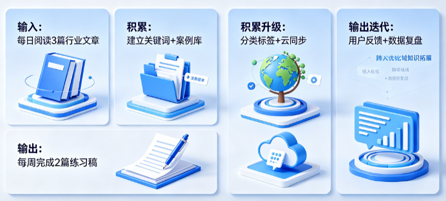 文案策划应该养成哪些日常习惯?输入、积累、输出如何持续精进?
