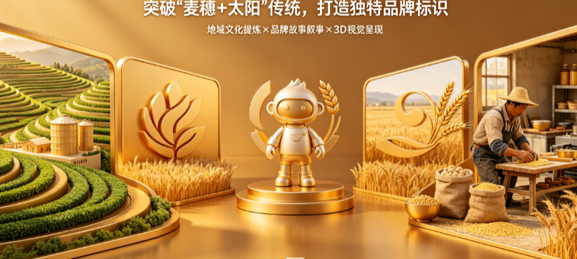 农业商标别只懂“麦穗+太阳”!从地域特色到品牌故事的完整设计指南