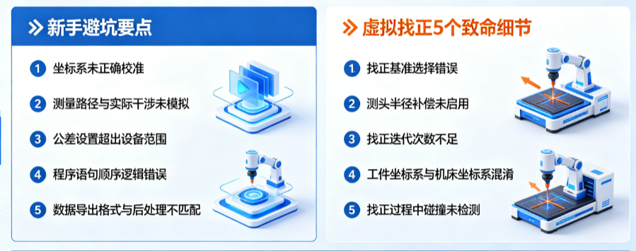 NETDMIS5.0脱机编程新手避坑指南：虚拟找正5个致命细节