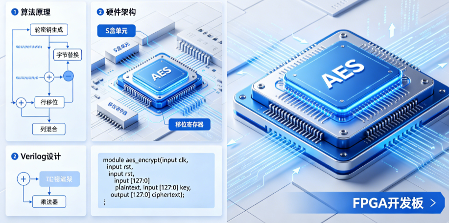 AES加密解密硬件实现:从算法原理到Verilog设计的完整路径