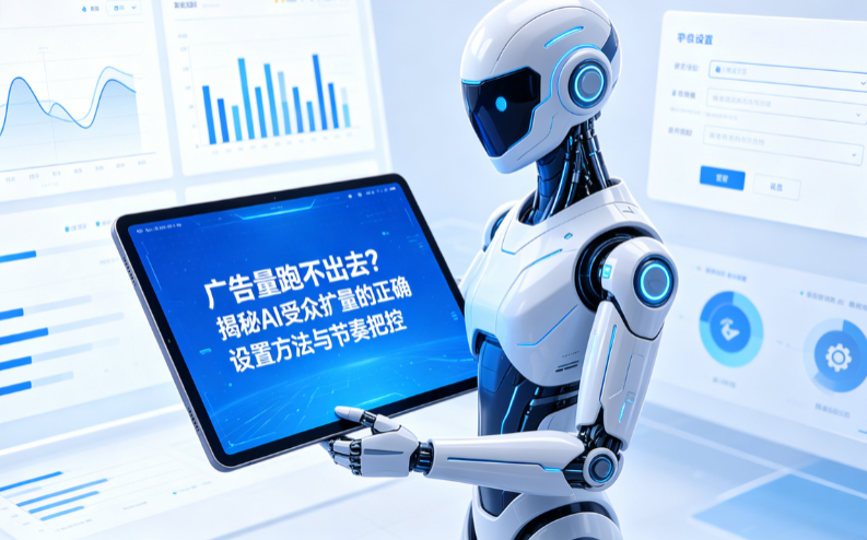 广告量跑不出去?揭秘AI受众扩量的正确设置方法与节奏把控