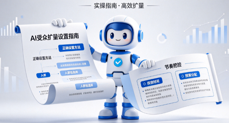 广告量跑不出去?揭秘AI受众扩量的正确设置方法与节奏把控