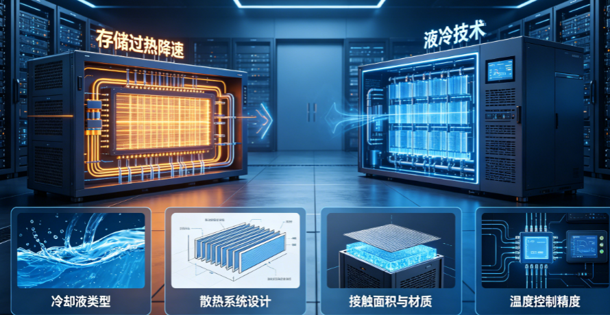 AI存储过热降速怎么办?揭秘液冷技术的4个关键影响因素