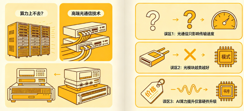 AI集群算力上不去?揭秘高端光通信技术的真实价值与3个常见认知误区