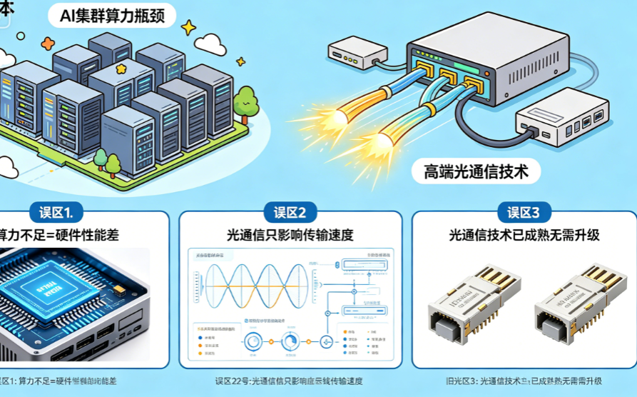 AI集群算力上不去?揭秘高端光通信技术的真实价值与3个常见认知误区