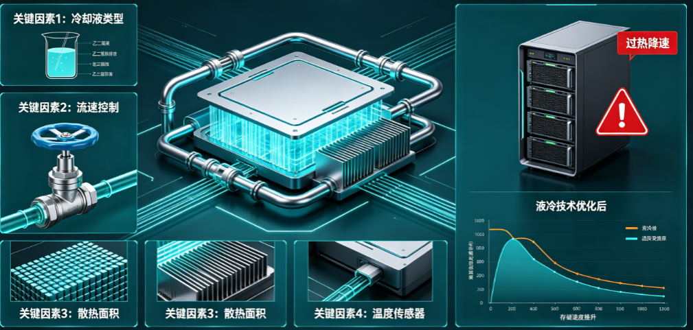 AI存储过热降速怎么办?揭秘液冷技术的4个关键影响因素