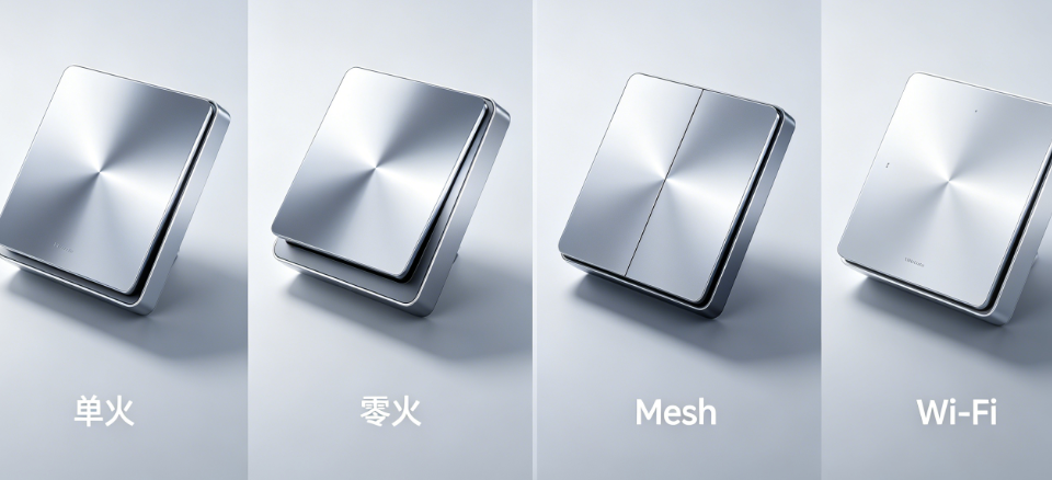 智能开关怎么选？单火、零火、Mesh、Wi-Fi哪种适合你？