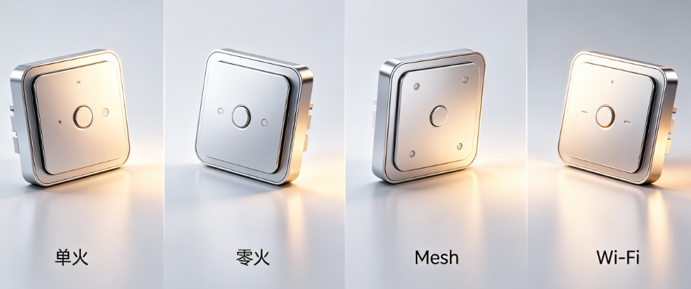 智能开关怎么选？单火、零火、Mesh、Wi-Fi哪种适合你？