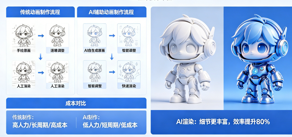 做动画太贵太复杂?揭秘AI如何降低动画制作门槛与成本
