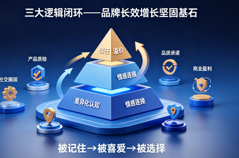品牌形象引领企业成功的3个底层逻辑：差异化认知、情感连接、信任溢价