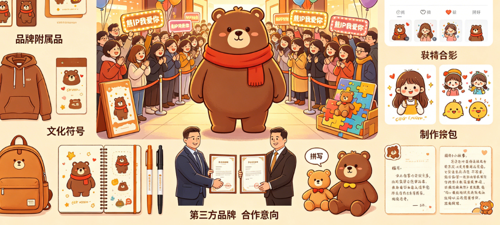 熊元素logo大家都用，为什么有的成了超级IP，有的只是“一只熊”?从形象到人格的IP化之路
