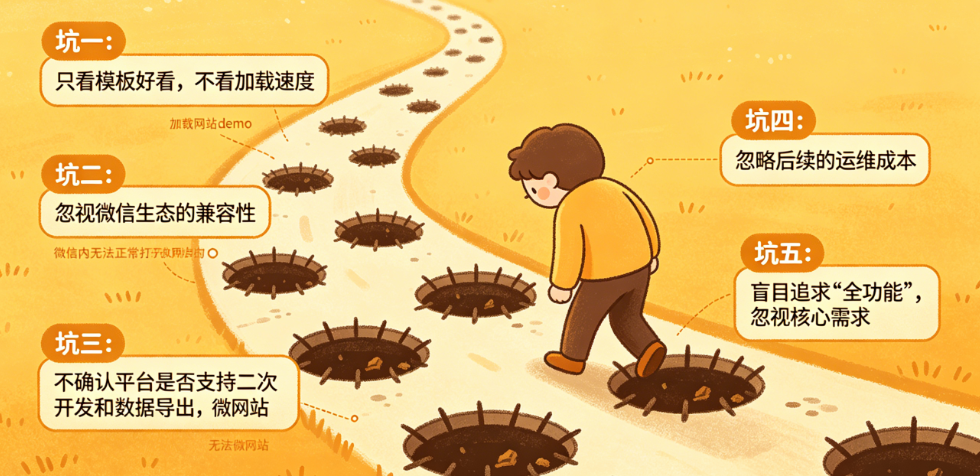 微网站做了用不起来?揭秘开发平台的选择标准与避坑要点