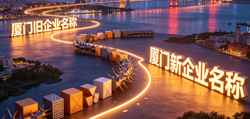 想改公司名不知道能改什么?揭秘厦门企业名称可变更的内容与限制条件