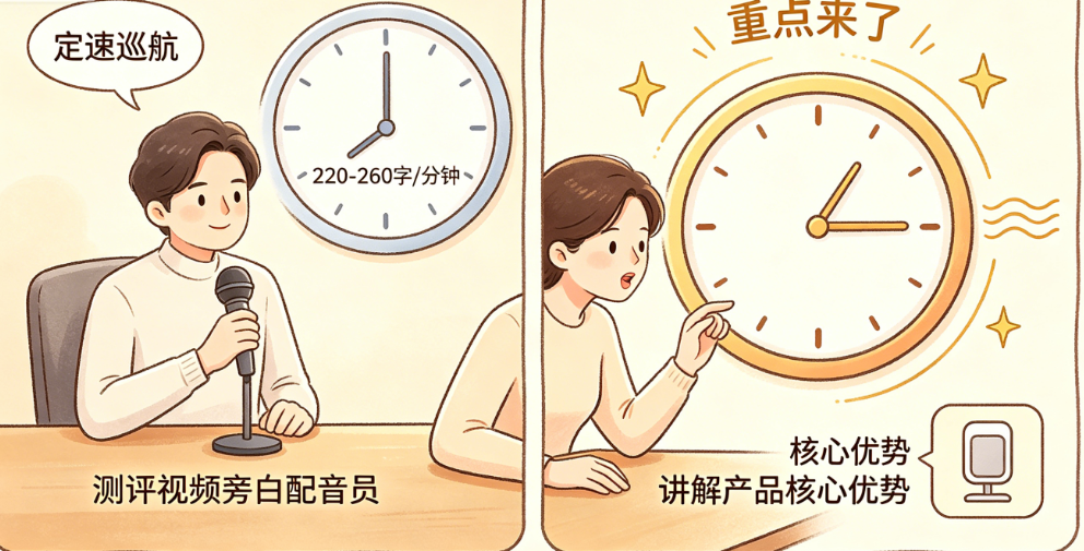 产品测评视频旁白：客观公正感怎么营造?语速、语气、用词都有讲究