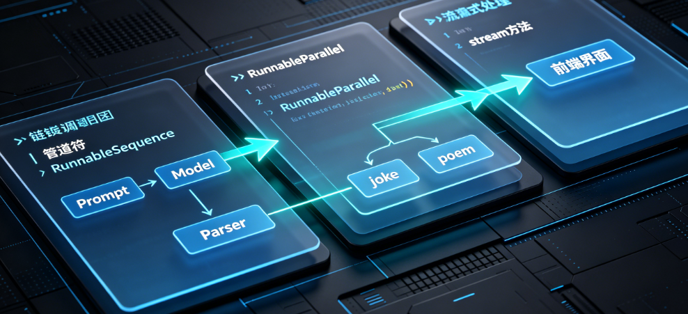 LangChain Runnables核心库怎么用?链式调用、流式处理、并行执行全掌握