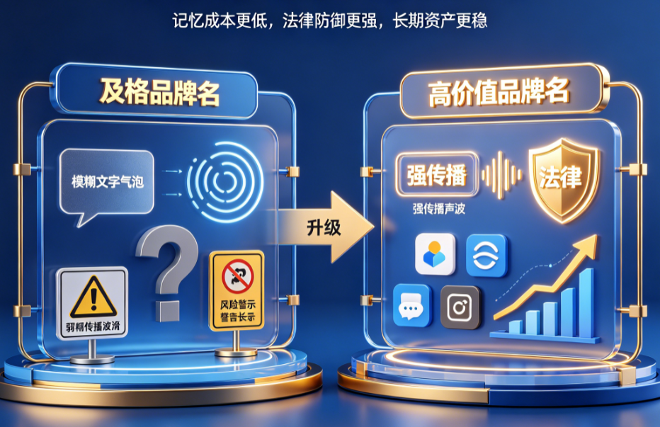 品牌起名只是“及格”可不行:从传播效率到商标保护的全面升级路径