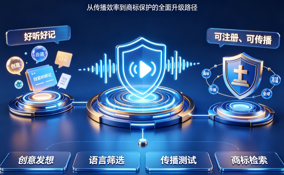 品牌起名只是“及格”可不行:从传播效率到商标保护的全面升级路径