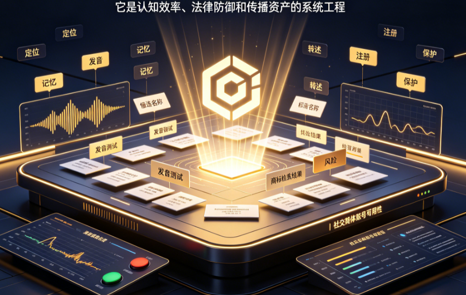 品牌起名只是“及格”可不行:从传播效率到商标保护的全面升级路径