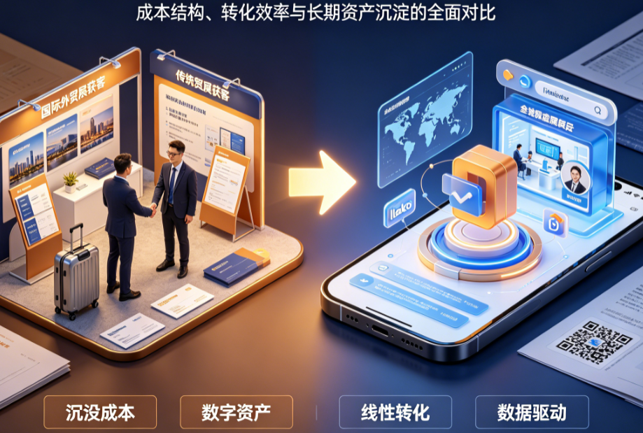 传统外贸获客vsH5应用获客:成本结构与转化效率的全面对比