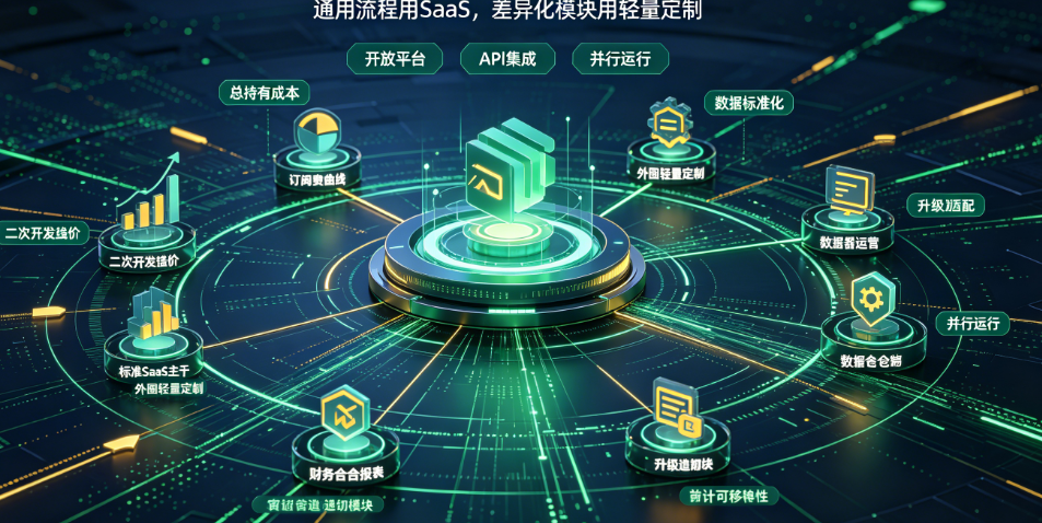 标准SaaS产品vs定制化ERP系统：功能匹配度、实施周期与长期成本的全面对比
