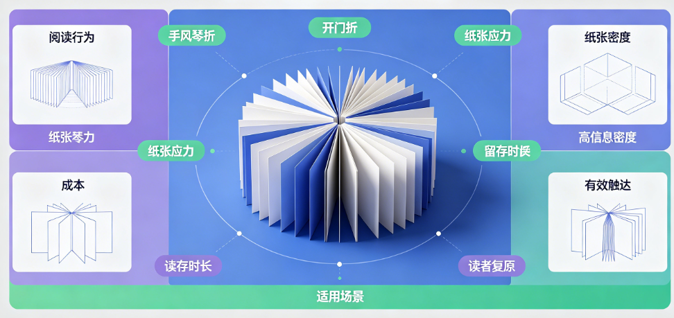 对折页vs三折页vs四折页：不同折法决定信息容量与阅读方式的差异