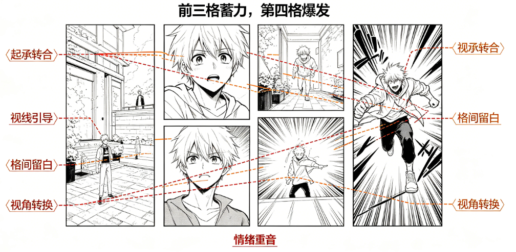 漫画策划分镜怎么做?手绘逐帧动画、四格条漫、分镜头脚本如何创作?
