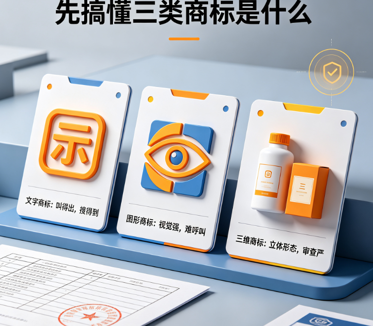 文字商标 vs 图形商标 vs 三维商标：不同商标类型的注册难度与保护强度