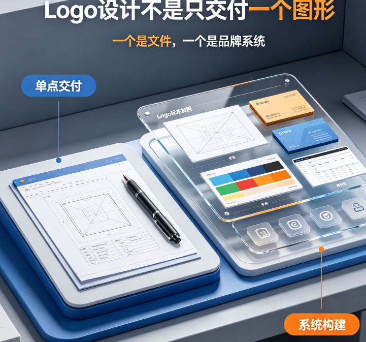 普通设计师Logo vs 专业商标设计服务:设计逻辑与注册成功率的全面对比