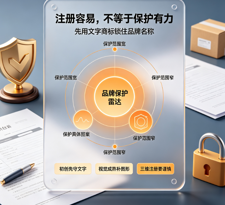 文字商标 vs 图形商标 vs 三维商标：不同商标类型的注册难度与保护强度