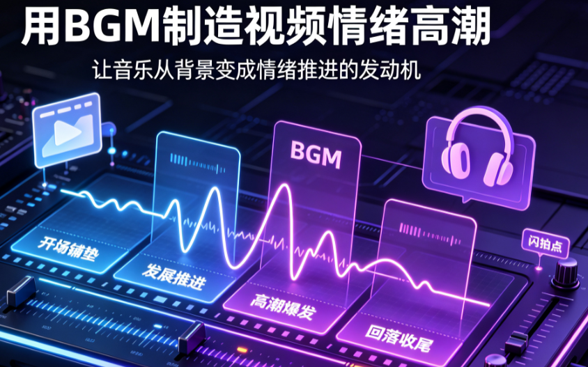 情绪不够,音乐来凑:用BGM制造高潮的4种实用技巧