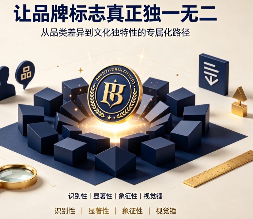标志设计“独一无二”的4个策略:品类差异化→符号专属化→风格个性化→文化独特性