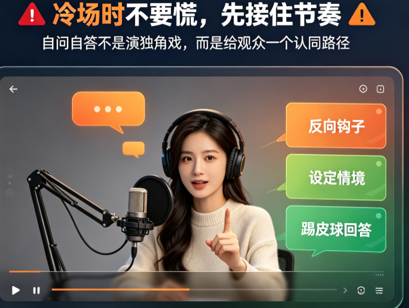 直播话术全攻略：怎样靠语言撬动互动，彻底告别冷场尴尬