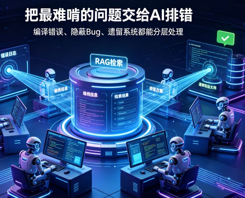 AI辅助编程全流程的4个阶段:需求理解→代码生成→测试编写→调试排错