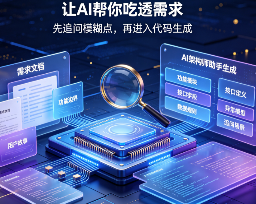 AI辅助编程全流程的4个阶段:需求理解→代码生成→测试编写→调试排错