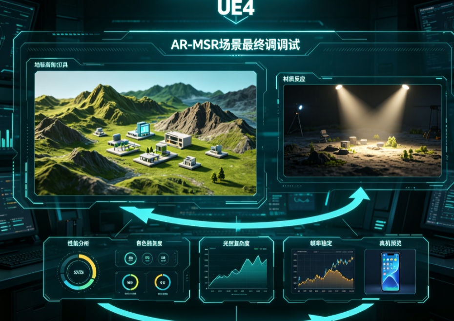 AR/MR外包中的UE4地编怎么做?场景地形、模型材质、灯光系统协同全流程