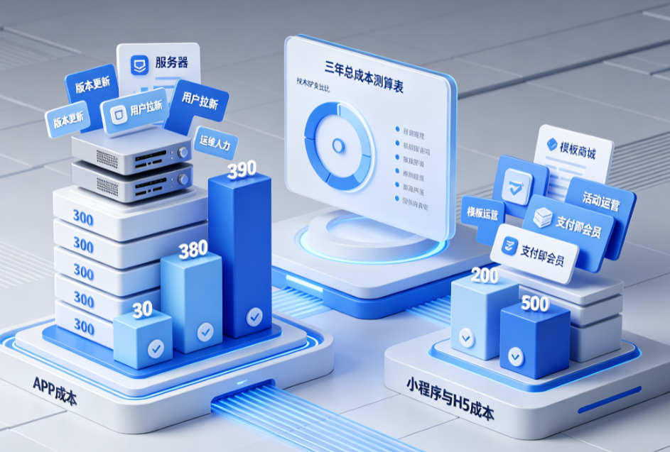 独立APP vs H5商城：实体店数字化转型的两种技术方案怎么选?