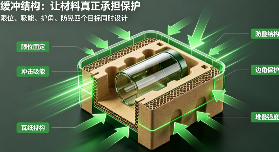 环保包装别只懂“可降解”!从材料选型到缓冲结构的完整可行性评估指南
