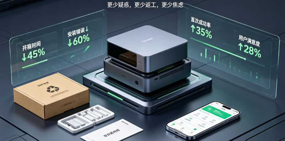 如何设计引导式包装简化开箱与安装流程?为什么它能提升用户体验?