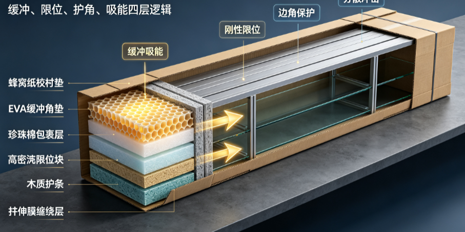 置物架运输总断裂?揭秘长条形易碎品的防护结构设计与成本优化