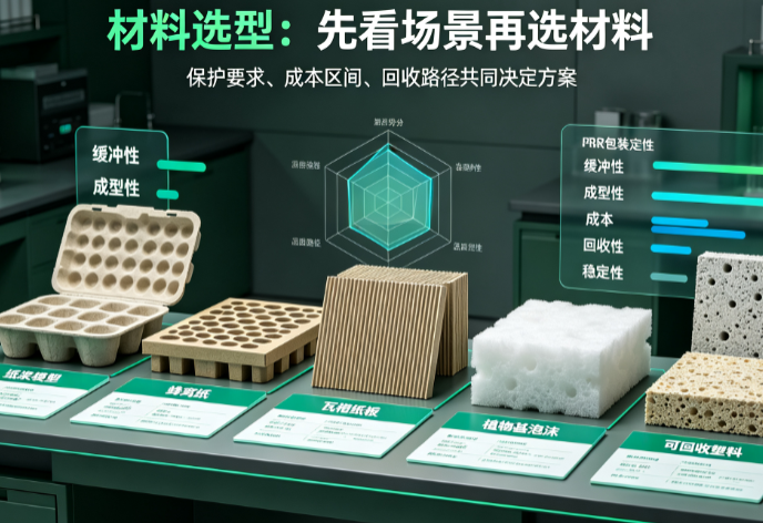 环保包装别只懂“可降解”!从材料选型到缓冲结构的完整可行性评估指南