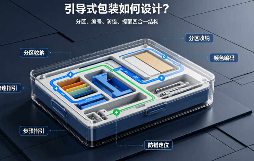 如何设计引导式包装简化开箱与安装流程?为什么它能提升用户体验?