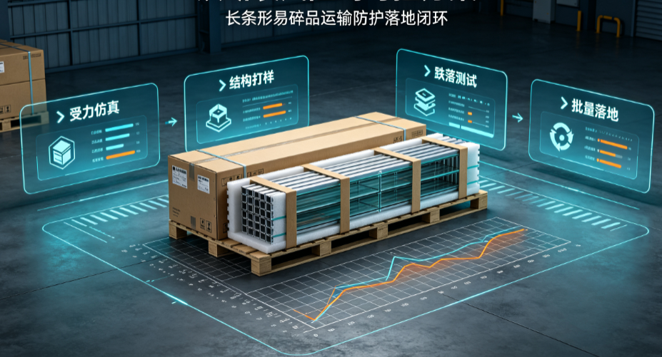 置物架运输总断裂?揭秘长条形易碎品的防护结构设计与成本优化