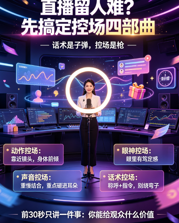 粉丝留不住、互动没人应?主播专属话术破解两大难题