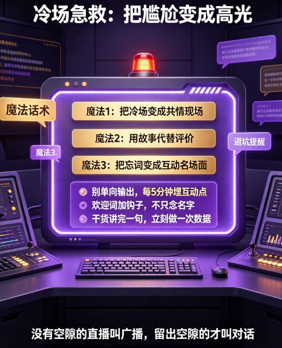 粉丝留不住、互动没人应?主播专属话术破解两大难题