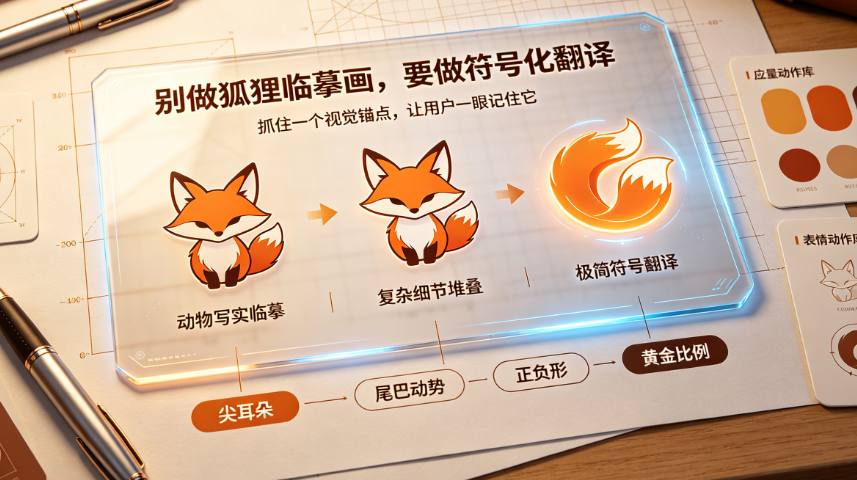 狐狸创意Logo怎么做成超级IP?实用性超强的符号设计密码全解